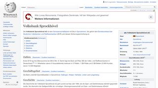 
                            8. Volksbank Sprockhövel – Wikipedia