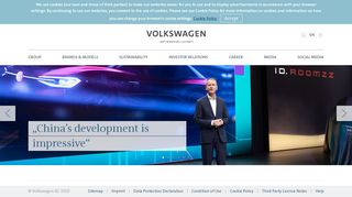 
                            5. Volkswagen Group Homepage