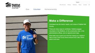 
                            6. Volunteer – Habitat for Humanity for Hall County