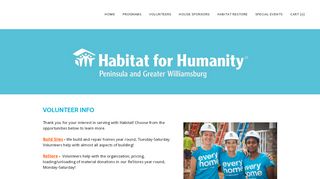 
                            9. Volunteer Info - Habitat for Humanity Peninsula and Greater ...