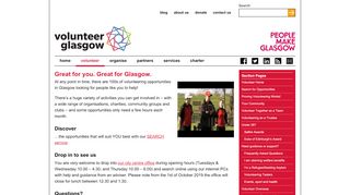 
                            1. Volunteer - Information & Services for Volunteers in Glasgow ...