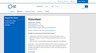 
                            9. Volunteer | Omaha Public Library