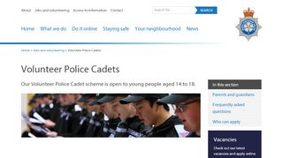 
                            7. Volunteer Police Cadets - North Yorkshire Police | North Yorkshire ...