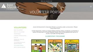 
                            9. Volunteer Portal — Junior Achievement