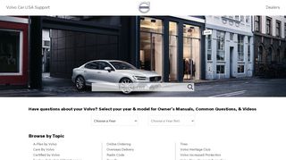 
                            5. Volvo Car USA Support | Contact us | Help