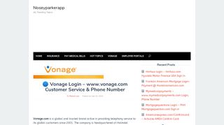 
                            8. Vonage Login – www.vonage.com Customer Service …