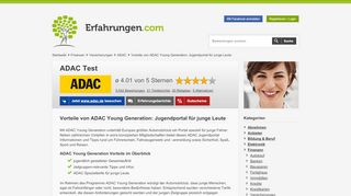 
                            8. Vorteile von ADAC Young Generation: Jugendportal …