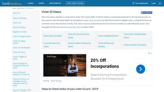 
                            6. Voter ID Status | Check your Election Card Status - 2019