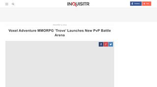 
                            7. Voxel Adventure MMORPG 'Trove' Launches New PvP Battle ...