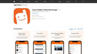 
                            4. Voxer Walkie Talkie Messenger on the App Store