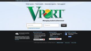 
                            7. Voyager Sopris Learning | VPORT Customer Login