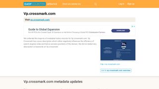 
                            6. Vp Crossmark (Vp.crossmark.com) - SalesTrak …