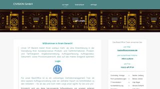 
                            9. vp login – CIVISION GmbH