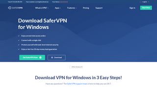 
                            2. VPN for Windows PC - Download Free The Fastest VPN | SaferVPN