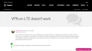 
                            4. VPN on LTE doesn't work | T-Mobile Support