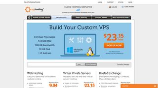 
                            2. VPS Hosting, Virtual Servers & Hosted Exchange | myhosting ...