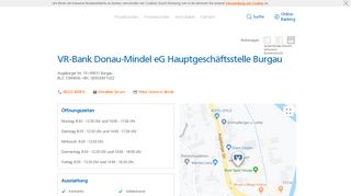 
                            4. VR-Bank Donau-Mindel eG Hauptgeschäftsstelle Burgau ...