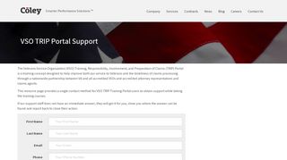 
                            2. VSO TRIP Portal Support - Coley Solutions