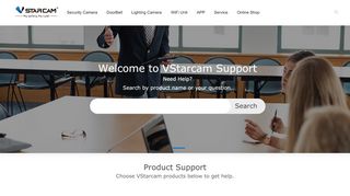 
                            8. VStarcam - Support & Services