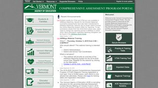 
                            5. VT-AOE Comprehensive Assessment Program Portal