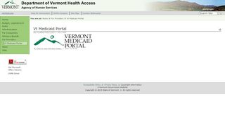 
                            4. Vt Medicaid Portal — Department of Vermont Health Access