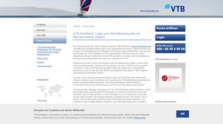 
                            2. VTB Direktbank: Login zum OnlineBanking jetzt mit ...