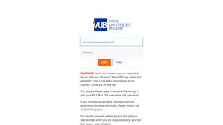 
                            2. VUB – Central Authentication Service