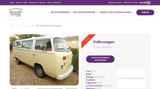 
                            9. VW T2 Westfalia Kombi Camper - motorhomedepot.com