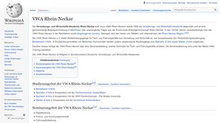 
                            4. VWA Rhein-Neckar – Wikipedia