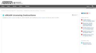 
                            6. vWLAN Licensing Instructions |ADTRAN Support Community