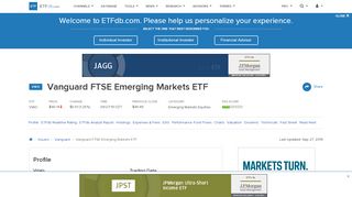 
                            8. VWO ETF: Quote, Holdings, Fact Sheet, Rating & Analysis