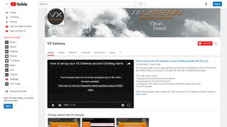 
                            5. VX Gateway - YouTube