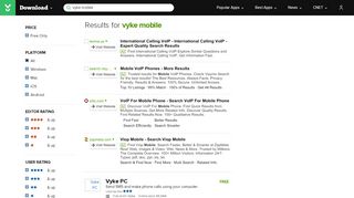 
                            7. Vyke Mobile - Free downloads and reviews - download.cnet.com