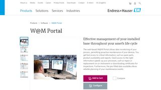 
                            1. W@M Portal | Endress+Hauser