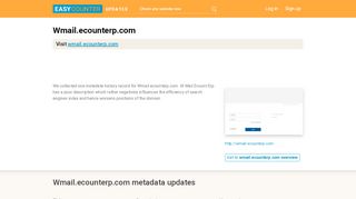 
                            8. W Mail Ecount Erp (Wmail.ecounterp.com) - Ecount WebMail ...