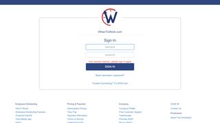 
                            1. W2W Sign In - whentowork.com