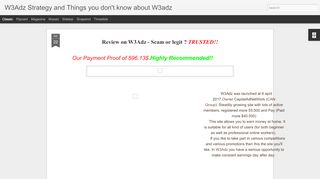 
                            4. W3Adz Strategy and Things you don't know about W3adz