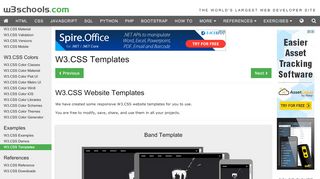 
                            9. W3.CSS Templates