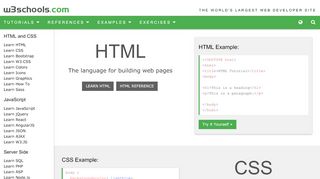 
                            1. W3Schools Online Web Tutorials