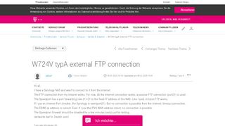 
                            2. W724V typA external FTP connection | Telekom hilft Community