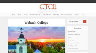 
                            9. Wabash College – Colleges That Change Lives