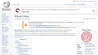 
                            6. Wabash College - Wikipedia
