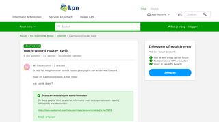 
                            1. wachtwoord router kwijt | KPN Community