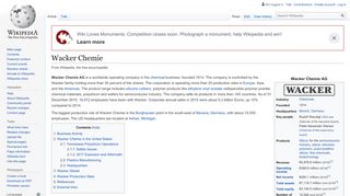 
                            2. Wacker Chemie - Wikipedia