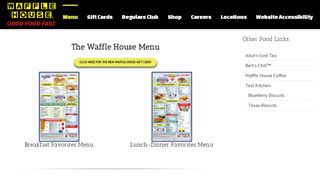 
                            6. Waffle House Menu - Waffle House