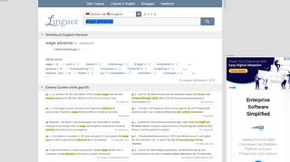 
                            5. wage advance - Deutsch-Übersetzung – Linguee Wörterbuch