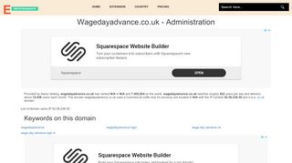 
                            6. wagedayadvance.co.uk - Administration