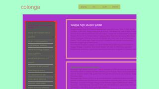 
                            8. Wagga high student portal :: colonga