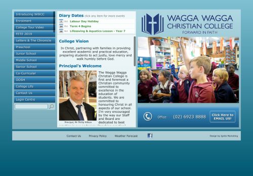 
                            6. Wagga Wagga Christian College - Login Centre - Staff Portals