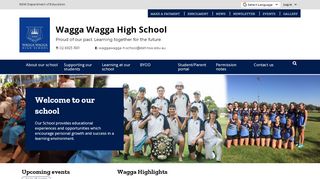
                            1. Wagga Wagga High School: Home
